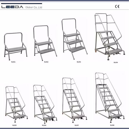 産業倉庫用鋼製踏台ローリングはしご（RLCシリーズ）